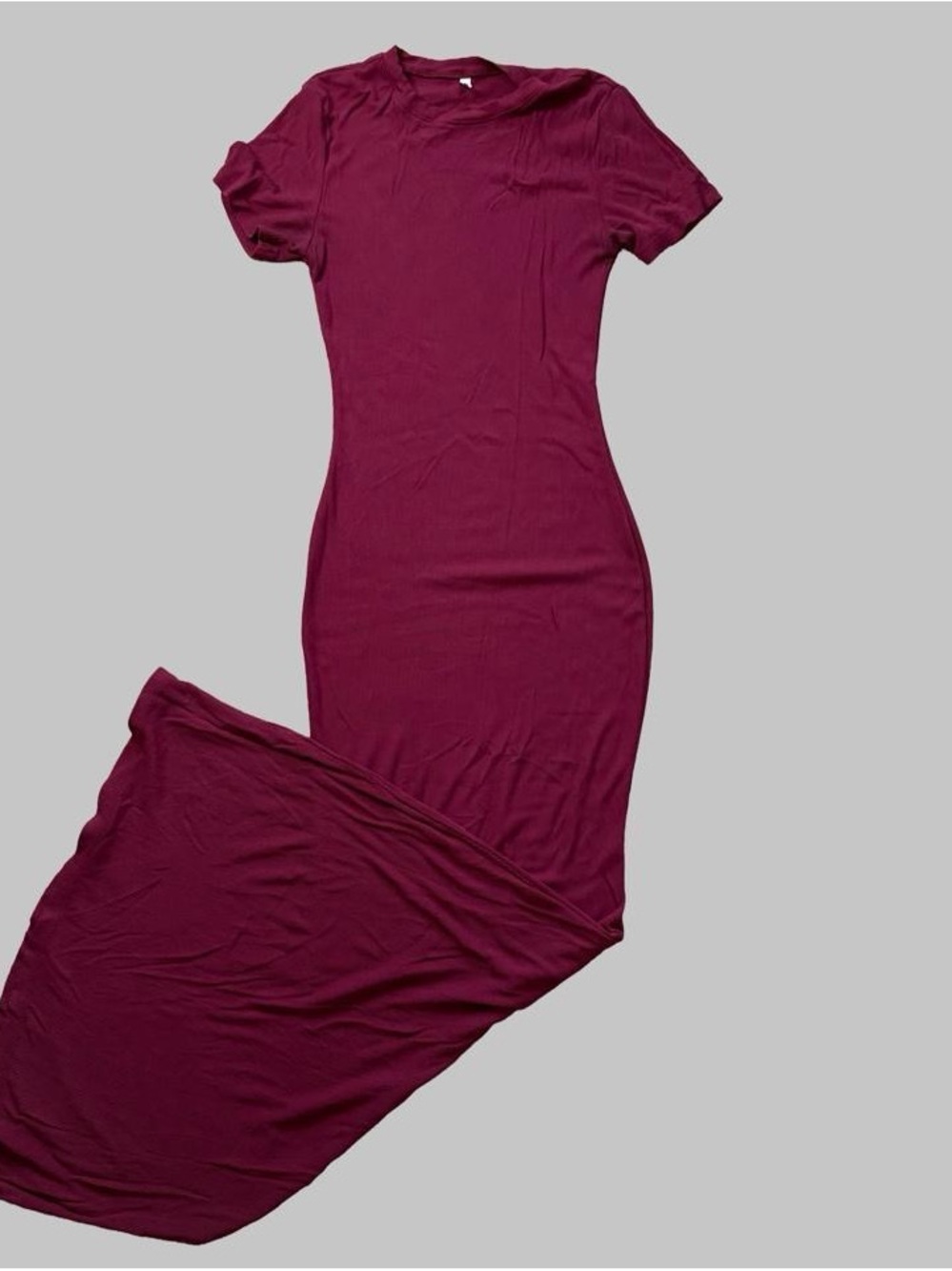 ReoRia Wine Maxi Dress